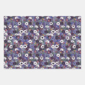 Tri-Garden Bloem Motief Vintage Inpakpapier Vellen (Voorkant 2)