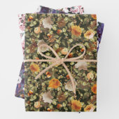 Tri-Garden Floral  Patroon Wrapping Sheets Inpakpapier Vel (In situ)