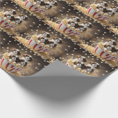 Tri gekleurde Cavalier Spaniel Puppies, Cadeaupapier (Hoek)