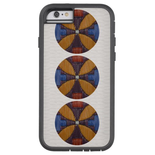 Tri Gold Flower Case-Mate iPhone Case (Achterkant)