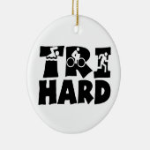 Tri Hard Keramisch Ornament (Rechts)