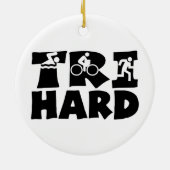 Tri Hard Keramisch Ornament (Achterkant)