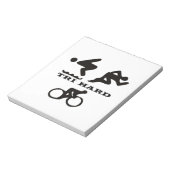 Tri Hard Triathlon geeft kleding en Accessoires Notitieblok (Linkerzijde)