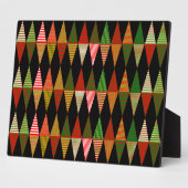Tri kerstbomen fotoplaat (Zijkant)
