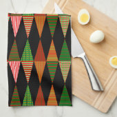 Tri kerstbomen theedoek (Quarter Fold)