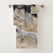 Tri Kleur Engels Setter Art, houtsnip jacht Bad Handdoek (Insitu)