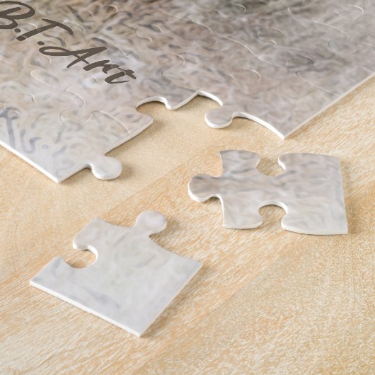 Tri Kleur Engels Setter Art, houtsnip jacht Legpuzzel (Zijkant)