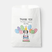 Tri Kleur Sheepadoodle Verjaardagsfeest Bedankzakje (Voorkant)