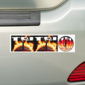 Tri like Hell Bumpersticker (Op auto)