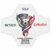 Tri-Nation Soccer Ball | Mexico USA Canada | 2026  Voetbal (Enkel)