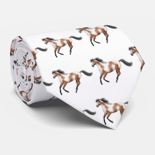 Tri Paint Horse Stropdas (Opgerold)