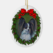 Tri Papillon Drawing by Glenda S. Harlan Keramisch Ornament (Rechts)