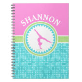 Tri-pasta-kleurengymnastiek met Aqua Tile Notitieboek (Voorkant)