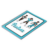 Tri Pose Dancer Aqua #1 Notitieboek (Linkerzijde)