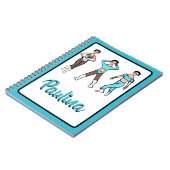 Tri Pose Dancer Aqua #2 Notitieboek (Linkerzijde)