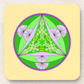 Tri-Pyramid Tiger Onderzetters (Voorkant)