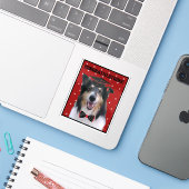 Tri Rough Collie Congratulations Graduate Sticker (Laptop met iPhone)