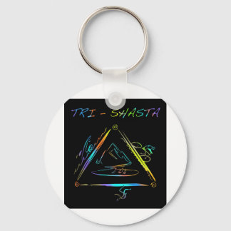 Tri Shasta Triathalon Logo Sleutelhanger
