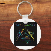 Tri Shasta Triathalon Logo Sleutelhanger (Voorkant)
