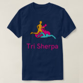 Tri Sherpa Multicolor op Black T-shirt (Design voorkant)