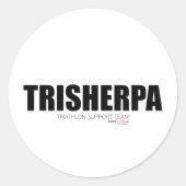 Tri Sherpa Ronde Sticker (Voorkant)
