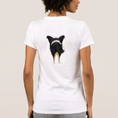 Tri Smooth Collie mama T-shirt (Achterkant)