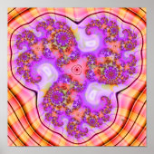 Tri-Spiral Push (12 x 12 inch) Art Print Poster (Voorkant)