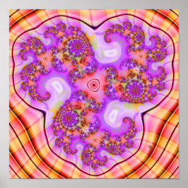 Tri-Spiral Push (12 x 12 inch) Art Print Poster