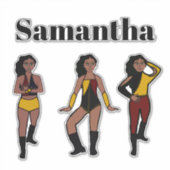 Tri Style Dancer Gold Cherry #1 Sticker (Voorkant)