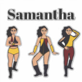 Tri Style Dancer Gold Cherry #2 Sticker (Voorkant)