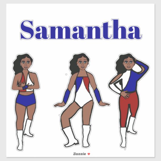 Tri Style Dancer RWB #1 Sticker (Vel)