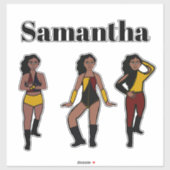 Tri Style Danser Goud Kers #1 Sticker (Vel)