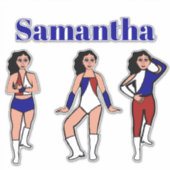 Tri Style Danser RWB #2 Sticker (Voorkant)