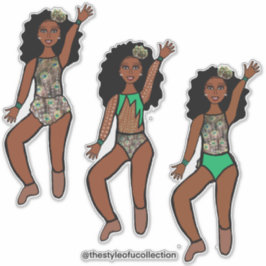 Tri-Styled Danser Pauw #1 Sticker