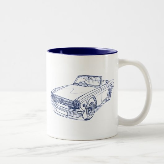 Tri TR6 Tweekleurige Koffiemok (Rechts)
