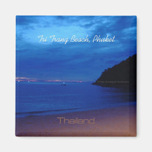 Tri Trang Beach Phuket Thailand Fotomagneten Magneet