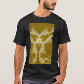 Tri Trees (geel) Donkere T-shirt (Voorkant)