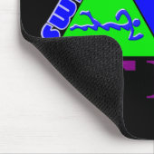 TRI Triathlon Swim Bike Run PYRAMID-ontwerp Muismat (Hoek)