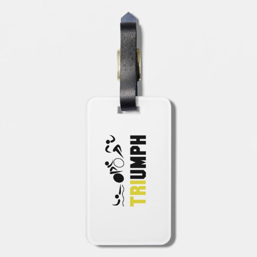 Tri Triumph Bagagelabel (Achterkant verticaal)