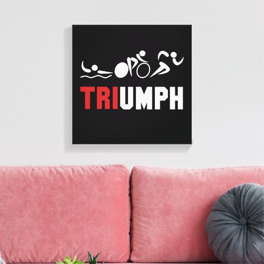 Tri Triumph Canvas Afdruk (Insitu (Woonkamer))
