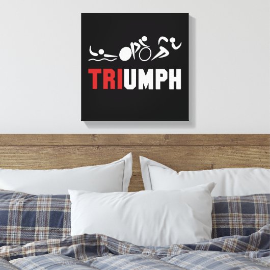 Tri Triumph Canvas Afdruk (Insitu (Slaapkamer))