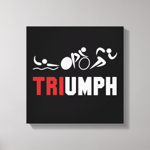 Tri Triumph Canvas Afdruk
