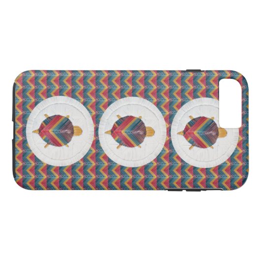 Tri Turtle Star Case-Mate iPhone Case (Achterkant (Horizontaal))