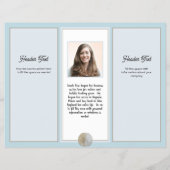 Tri-vouw Brochure Business Logo Foto (Achterkant)