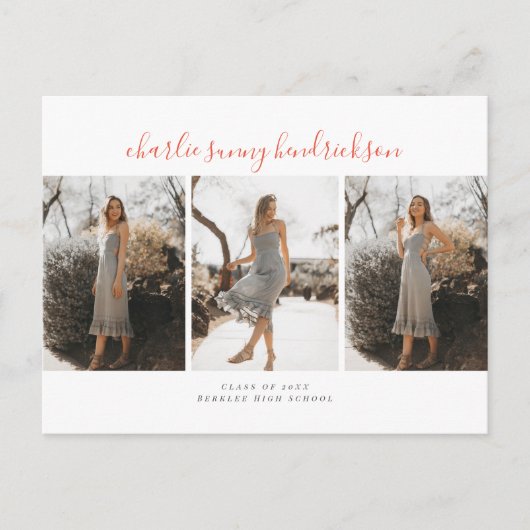 Triad Afstuderen Announcement Briefkaart (Voorkant)