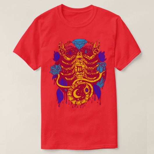 Triad Mystic Scorpio Zodiac T-shirt (Design voorkant)