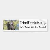 Triad Patriots Bumpersticker (Voorkant)