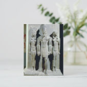 Triad van Menkaure met de godin Hathor Briefkaart (Staand voorkant)