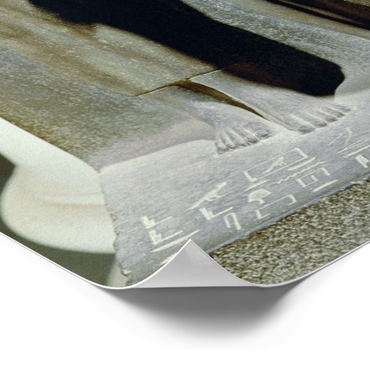 Triad van Menkaure met de godin Hathor Poster (Hoek)