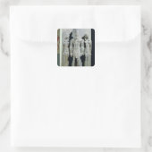 Triad van Menkaure met de godin Hathor Vierkante Sticker (Tas)